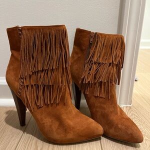 Steve Madden Myrakle Fringe Ankle Boots